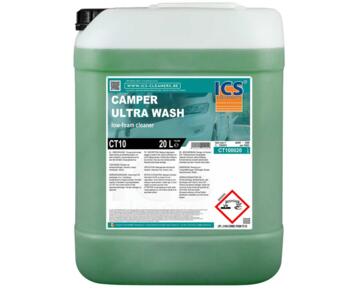 Camper ultra wash sterk ontvettende, fris geurende shampoo
Droogt glanzend op. Diepe werking en zeer lakvriendelijk. Camper ultra wash