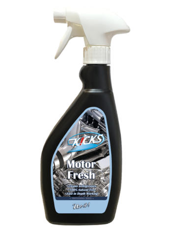 Motor fresh 500 ml spray
Reinigt en ontvet het motorcompartiment. Motor fresh
