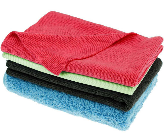 Set chiffon microfibre voiture 4-pièces