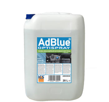 AdBlueŽ Optispray 20 L can met schenktuit
AdBlueŽ Optispray die niet kristaliseert in een 20 L can voorzien van een schenktuit die als vuladaptor fungeert. AdBlueŽ Optispray