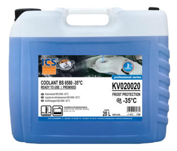 Koelvloeistof -38°C BS 6580 premixed 20 L - can
Standaard koelvloeistof Koelvloeistof -38°C BS 6580 premixed