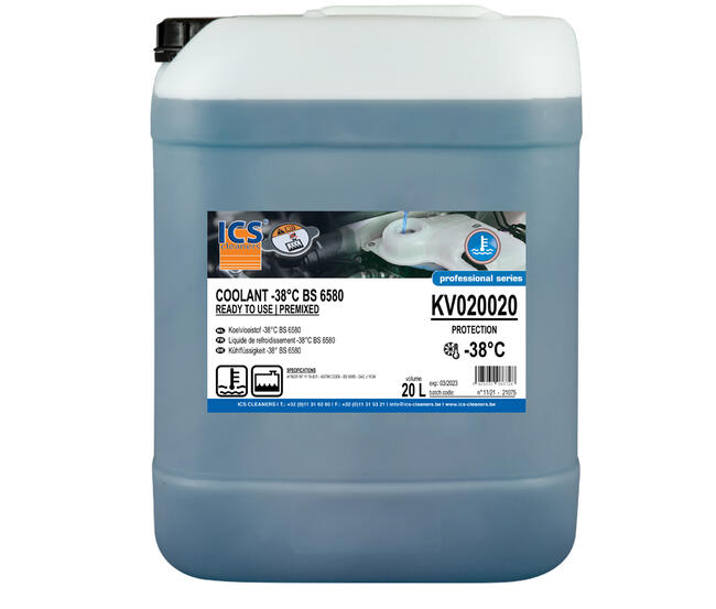 Liquide de refroidissement -38C BS 6580  premixed